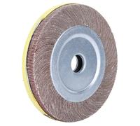 Cloimei Disco de muela abrasiva Grano 60 Grano 80 Almohadilla de pulido Disco de aleta Tubo de acero inoxidable de alta eficiencia Herramienta de eliminación de pintura de óxido de (Malla 80)