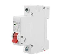 Cloimei Disyuntor miniatura DZ47 63Z 1P 32A DC con interruptor de aire de protección contra fugas para paneles solares y sistemas fotovoltaicos Construcción duradera de plástico y