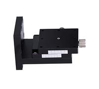 Cloimei Ejes Z de precisión Etapa lineal Plataforma de ajuste fino manual Mesa deslizante de de milano de aleación de aluminio de 60x60 mm para equipos ópticos Microscopios de fab