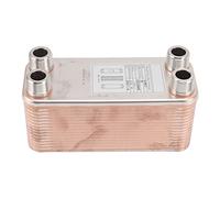 Cloimei Enfriador de placa de acero inoxidable profesional Intercambiador de calor de placa soldada Enfriador de mosto de alta eficiencia para elaboración casera Fabricación de cer