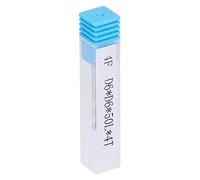 Cloimei Fresa CNC de acero de tungsteno Accesorio de brocas para enrutador en espiral D6 X D6 X 50L X 4T Herramienta de corte de resistencia al desgaste de alta dureza para procesa