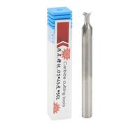 Cloimei Fresa de extremo de de milano, grado profesional, 5 mm, 4 flautas, herramienta de corte de metal de alta velocidad, fresa industrial de acero de aleación, equipo de mecani (5X45°X50L)