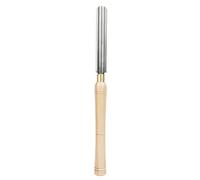 Cloimei Herramienta de torneado de madera de mano HSS Error 2029 Mango de madera dura Cincel de torno para carpintería Afilado Durable para proyectos de torneado de torno de madera