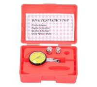 Cloimei Indicador de prueba de dial profesional Herramienta de medición de alta precisión de 32 mm Rango de 0,8 mm con sonda de rubí Construcción de acero inoxidable para maquinist