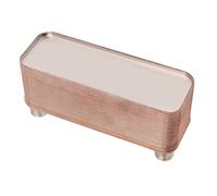 Cloimei Intercambiador de calor de placas soldadas de acero inoxidable Enfriador de placas para elaboración casera Enfriamiento de mosto de cerveza Intercambiador de calor de alta