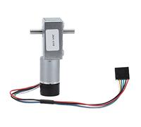 Cloimei JGY 370 Motor de engranajes con codificador 24 V Salida biaxial de alto par Velocidad ajustable Avance hacia atrás para automatización industrial Dispositivos domésticos i (lo expreso)