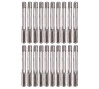 Cloimei Juego de 20 machos de roscar métricos duraderos para herramientas de aleación M10 de grado profesional, herramientas de roscado de alta precisión para trabajos de metales,