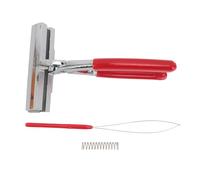 Cloimei Juego de alicates profesionales para lienzo, abrazaderas de estiramiento de boca ancha resistentes con mangos de goma y resorte flexible para artistas, tiendas de marcos, e