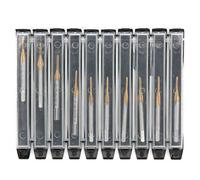 Cloimei Juego de machos de roscar HSS profesional, herramienta de roscado de rosca métrica de acero de alta velocidad, 10 Uds., para trabajos de metal, carpintería y proyectos de b