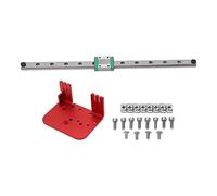 Cloimei Kit de actualización de rieles X Axes Guía de riel de movimiento lineal de metal con bloque deslizante Accesorios para impresora 3D Función principal Reemplazo para Ender 3