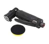 Cloimei Lijadora neumática profesional de 8500 rpm, herramienta pulidora, entrada de 1/4 de pulgada, disco de lijado de 30 mm, amoladora de diseño de codo para carrocería automotri