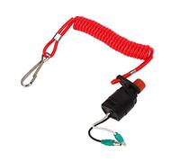 Cloimei Llave de Interruptor de Motor fueraborda para Barco Marino, 8,5 cm, cordón de Parada de Emergencia ABS de Repuesto para Motores fueraborda T40 T60 85HP, Interruptor de cort