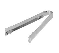 Cloimei Mini Pinzas para Hielo de Acero Inoxidable Clip para Alimentos Herramienta de Cocina Duradera para Restaurantes Bares Hogares Plata 16x5 cm Utensilio para Servir Multiusos