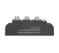 Cloimei Módulo rectificador MTC110A 1600V Puente de tiristor de Alta Potencia para Control de Circuito Industrial con sustrato cerámico Diseño Intercambiable en Caliente