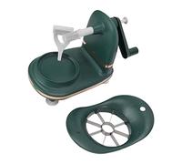 Cloimei Pelador de manivela con cortador pelador de frutas y verduras herramienta de cocina segura y eficiente para manzanas peras patatas plástico ABS 406g 4,72x8,27x6,10 pulgadas (Mejora)