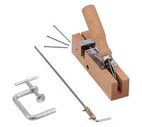 Cloimei Perforadora de colmena profesional Herramienta de perforación con ojales con marco de abeja resistente para apicultura Construcción en madera y acero inoxidable 17,7 x 12 x