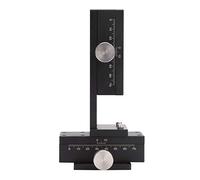 Cloimei Plataforma de recorte manual XZ Guía de engranajes ajustable de alta precisión Etapa de elevación Aleación de aluminio de 40x90 mm para instrumentos ópticos Equipos semicon