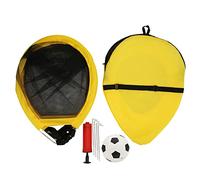 Cloimei Portería de fútbol para Puerta de fútbol Plegable, Equipo de Juego para Deportes al Aire, Material de Tela de Poste de Hierro Duradero, Juego de Dos Paquetes de 68cm y 26,