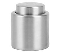 Cloimei Premium Stainless Steel Wine Bottle Stopper Vacuum Sealer Plug Champagne Preserver for Home Bars Restaurants Silver 37g to 80g (S)
