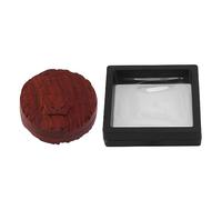 Cloimei Push Slider Fidget Hecho a Mano Palisandro Giratorio Aliviador de estrés para Adultos TDAH Alivio de la ansiedad Tamaño de Bolsillo 1.8 Pulgadas con Estuche de almacenamien (Cabeza de león)