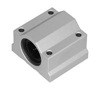 Cloimei SCS25UU Bloque deslizante de rodamiento lineal Unidad de rodamiento de bolas de aleación de aluminio Riel guía de movimiento suave de alta precisión para máquinas CNC Equip