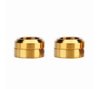 Cloimei TC4 Pinza de Freno de Titanio Kit Espaciador de Juntas de Pernos fijos Accesorios de de Frenos de Bicicleta de montaña duraderos y livianos de Alto Rendimiento para Montar (Oro)