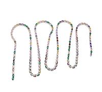 Cloimei Tira de diamantes de imitación duradera de 3,3 pies en varios colores Cadena de diamantes de imitación brillante elegante adorno de cuentas de cristal para hacer joyas DIY