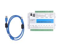 Cloimei USB Motion Control Card 2000KHz High Speed Pulse Output 6 Axis CNC Engraving Machine Controller Board Plug and Play Aluminum Alloy Housing for PC