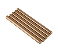 Cloimei Varillas de Cera para Sellar 10 Colores Vibrantes Cera Decorativa para Tarjetas de Invitación Sobres Manualidades Paquete de 5 Borgoña Negro Blanco Verde Claro Rosa Púrpura (Bronce)