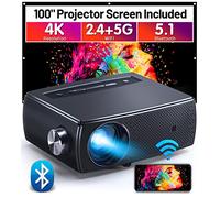 ClokoWe YG661 - Proyector de Video 4K 5G WiFi