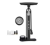 CLOLOP Bomba de Piso para Bicicleta con manómetro - Bomba de Alta presión 160 PSI con inflador de Bola de Aire Compatible con válvula Schrader y Presta