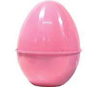 Clondo Huevo para rellenar, carcasa pasqualone vacía de plástico, 39 cm (rosa)