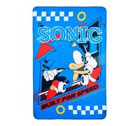 Clondo Manta Plaid Para Niños Para Fanáticos de Sonic, Suave Polar, Idea de Regalo, Gadget, Súper Suave, Azul