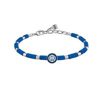 Clondo Pulsera de hombre y mujer del Inter de acero - Colección oficial de fútbol - Accesorio elegante y deportivo con logotipo - Idea regalo para aficionados - Varios modelos disponibles, Taglia