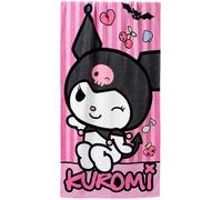 Clondo Toalla de playa de niña para Hello Kitty Kuromi Fan - Microfibra suave de poliéster - Toalla de playa o piscina, colores vivos, idea de regalo de verano, producto oficial
