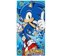 Clondo Toalla de Playa para Niños de Sonic Fan - Microfibra Suave de Poliéster - Toalla para Mar y Piscina, Colores Vivos, Idea de Regalo para Verano, Gadget Oficial