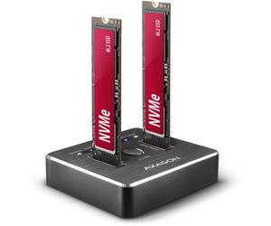 CLONE DUAL SDD Dock Station AXAGON ADSA-M2C USB-C 3.2 Gen2 - 2x NVMe