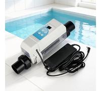 Clorador de sal, generador de cloro de sal de piscina, sistema de limpieza automático, tecnología avanzada de microcomputadora para una cloración eficiente de piscina de spa, salida de 12 g/h