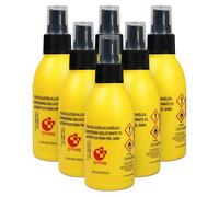 Clorhexidina Digluconato 2% 125 ml - Solución Alcohólica Antiséptico para Piel Sana (6 Unidades)