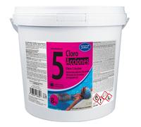 Cloro para piscina 5 acciones relax 8kg tamar
