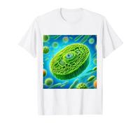 Cloroplasto Fotosíntesis Biología Ciencia Naturaleza Biólogo Camiseta gráfica económica, Hombre, Blanco, XL