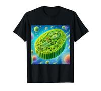 Cloroplasto Fotosíntesis Biología Ciencia Naturaleza Biólogo Camiseta gráfica económica, Hombre, Negro, L