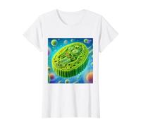 Cloroplasto Fotosíntesis Biología Ciencia Naturaleza Biólogo Camiseta gráfica económica, Mujer, Blanco, S