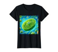 Cloroplasto Fotosíntesis Biología Ciencia Naturaleza Biólogo Camiseta gráfica económica, Mujer, Negro, S