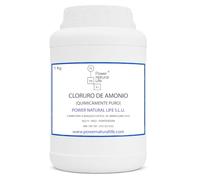 Cloruro de Amonio en Polvo | Power Natural Life | Bote 1 kg | Uso Técnico e Industrial | Sal de Amonio | Materia Prima Química