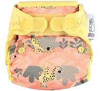 Close 749623 Cobertor Pop-in Reutilizable Pañal V2 Bambú Cierre Velcro, Colección Desde El Nacimiento Hasta El Orinal, Cheetah, Leotardo