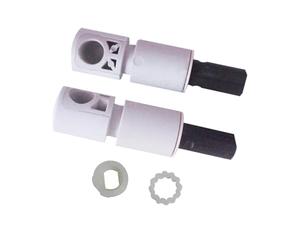 Close - Amortiguador giratorio para asiento de inodoro compatible con tapa Duravit Slim de repuesto, asiento amortiguador de cierre suave para asiento y funda