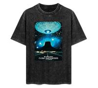Close Encounters of The Fifth Kind Men's T-Shirt Unisex Black Cotton Hip Hop Print tee Shirts 3XL