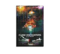 Close Encounters of The Third Kind Movie Wall Print Poster Canvas Wall Print Poster Decoracion Pinturas Arte Dormitorio Salón Oficina Pintura Moderna Decoración del Hogar Arte de Pared Impresión 20 x