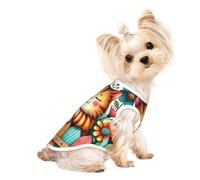 Close Eyes - Ropa para mascotas, camiseta personalizada para mascotas con estampado de gatos y ojos cerrados para perros y gatos pequeños, medianos y grandes
